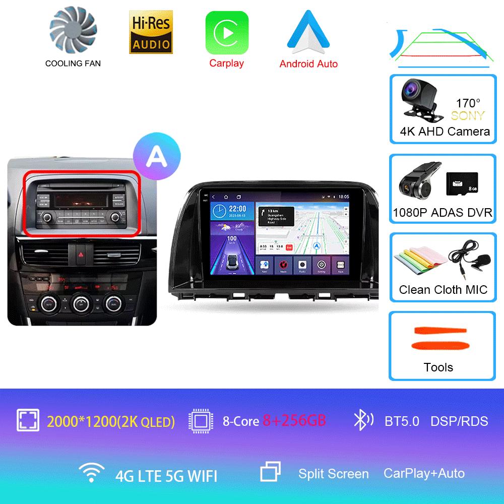 Android 14 Car Radio For Mazda CX5 CX-5 CX 5 2012 - 2015 Multimedia Video Player Navigation stereo GPS No 2din 2 din dvd