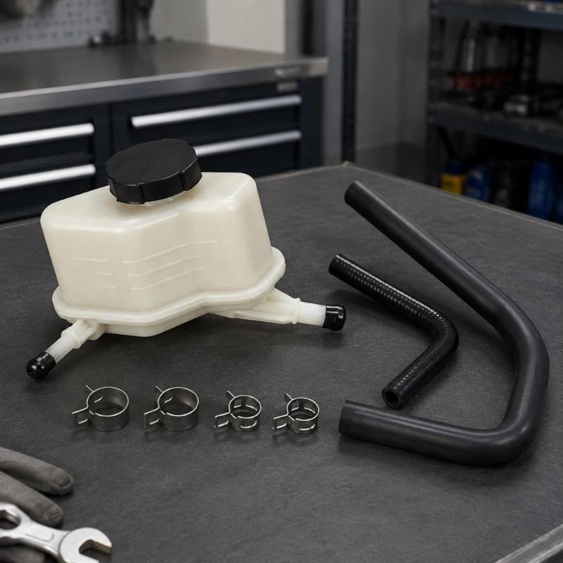 Service Power Steering Fluid Tank Kit 49180JA000 with Formed Return and Suction Hoses for Selected Sedan