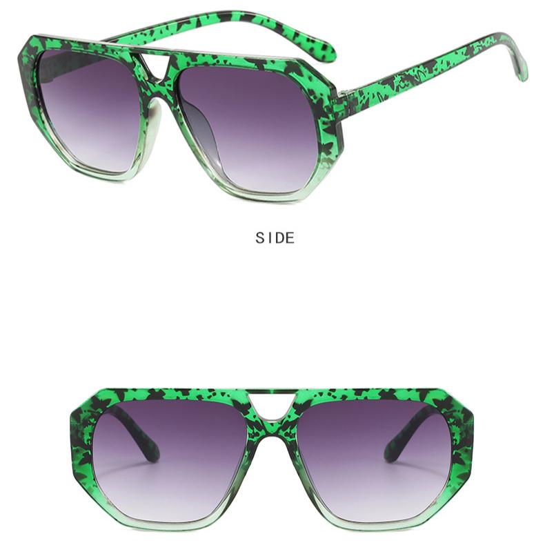 Women's sunglasses, personalized hip-hop street glasses, new fashionable driving beach sunscreen men's sunglasses