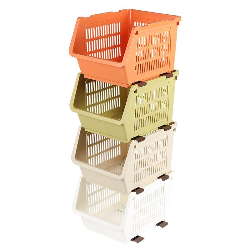 Multi-layer Vegetable and Fruit Storage Basket Kitchen Rack Household Sundries Storage Rack Multi-functional Vegetable Basket Rack(Trumpet [white]])