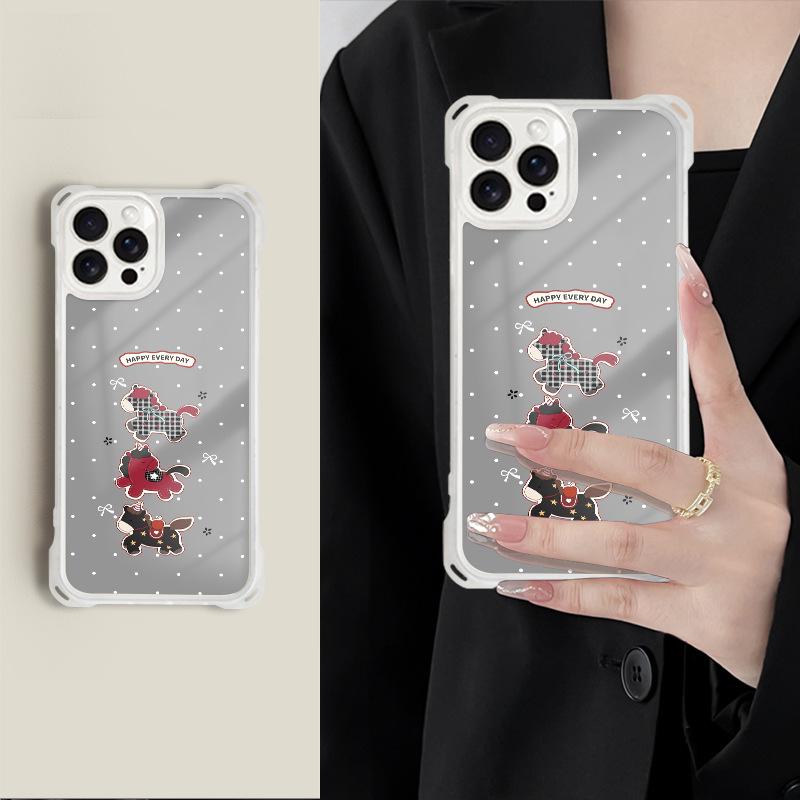 

Polka Dot Little Horse Case for iPhone 12/13/14 Pro Max/15/16 Plus/17 iPhone 6 Plus