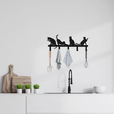 1pc Rustic Key Holder for Wall – Iron Key Hooks for Hanging Accessories. Stylish Key Hanger for Homes and Wall Decoration