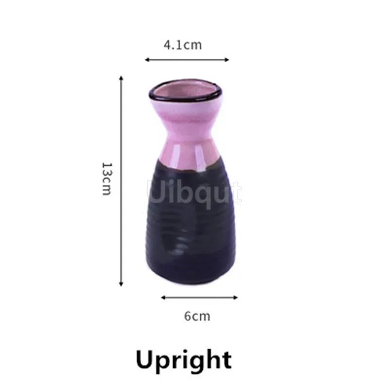 Sushi Shop Sashimi Plate Decoration Ceramic Small Bottle Dry Ice Japanese Kitchen Tableware Restaurant Toothpick Holder Storage