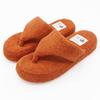 Okumura Washable Yori Cotton Pile M Terry Soft To the Sandal Type (okumura) Slippers, Thong, Size, Orange, AAAA23021OR, 100% Cotton, Cloth, Touch,