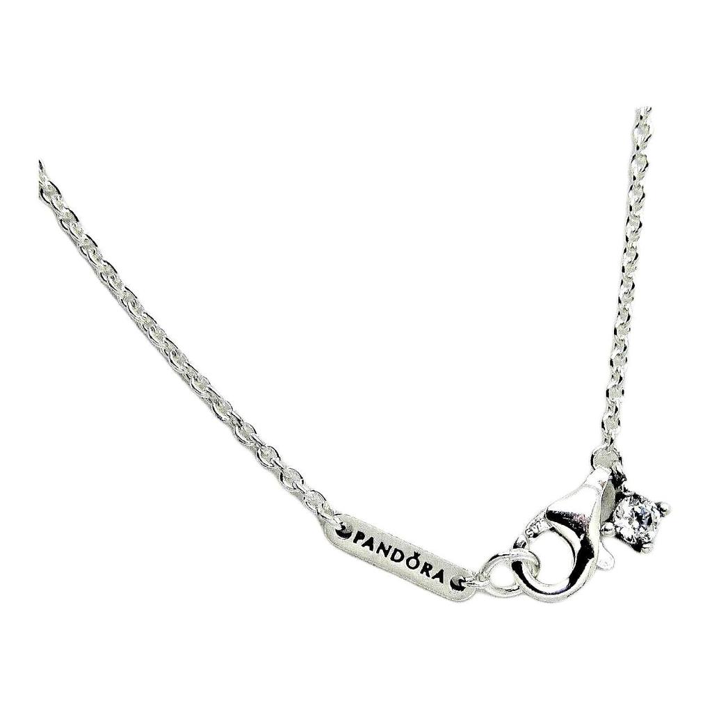 Pandora Cubic Zirconia Necklaces Unisex Silver 392620C01-silver
