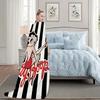Blanket For Soft Cartoon Throw Blanket for Picnic Bed Sofa Home B-BoopS Bedroom Cozy B-B-BettyES-S Warm Comfortable