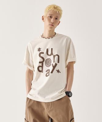 KIIMUIR Sunday Vibe Short Sleeve T-Shirt_Ivory