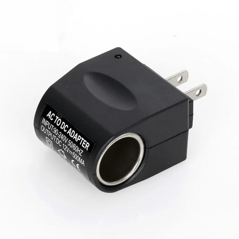 Car Cigarette Lighter Adapter Ac 220V To Dc 12V Eu Us Plug Converter Wall Power Socket Plug Adapter Auto Converter Car Accessory