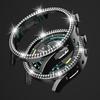 Luxury dual diamond case for Samsung Galaxy Watch 4 5 6 7 40mm 44mm case PC hollowed out protective case to prevent falling