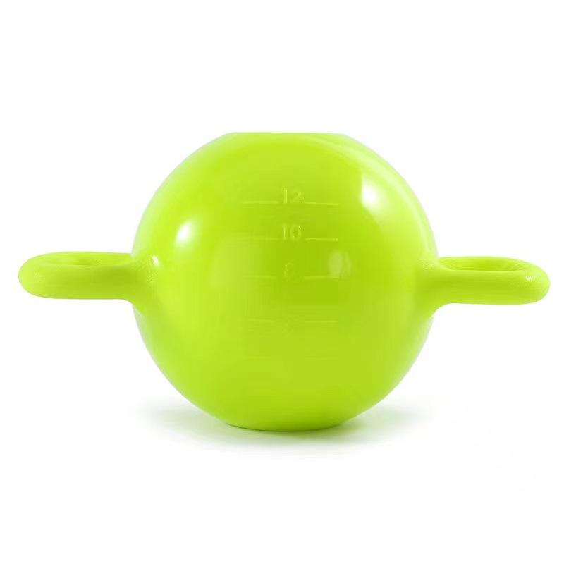 Verstellbare Doppelgriff Yoga & Pilates Kettlebell Hantel mit füllbarem Gewicht