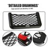 Car Organizer Mesh Mobile Phone Holder Storage Bag Net Pocket Auto Accessories For Jeep Grand Cherokee Patriot Renegade Compass AMX1