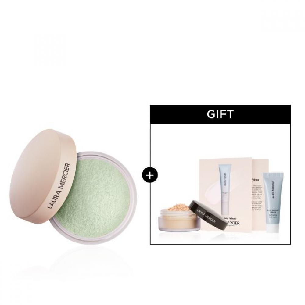 Laura Mercier Translucent Loose Setting Powder Ultra Blur Mint 20g  Pink Velvet TRANSLUCENT LOOSE SETTING POWDER - MINT