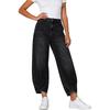 Pantaloni di Jeans Larghi Casual da Donna