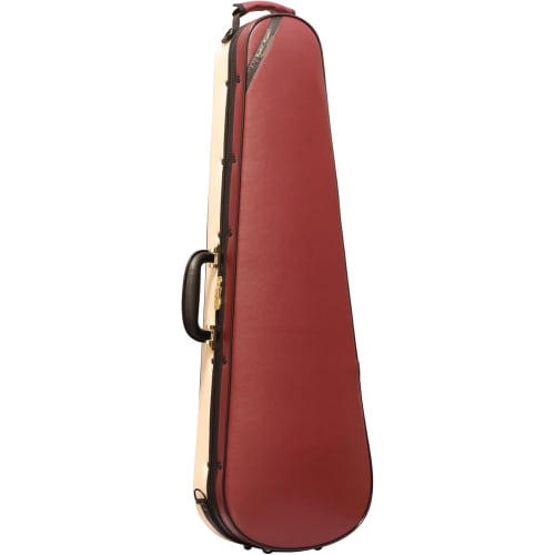 Super Light Violin Case, Shaped 2-Tone, Burgundy, Red