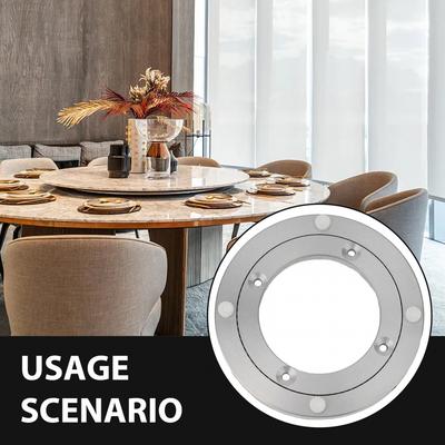 Roulement rotatif 1 pièce Base Lazy Susan en alliage d'aluminium