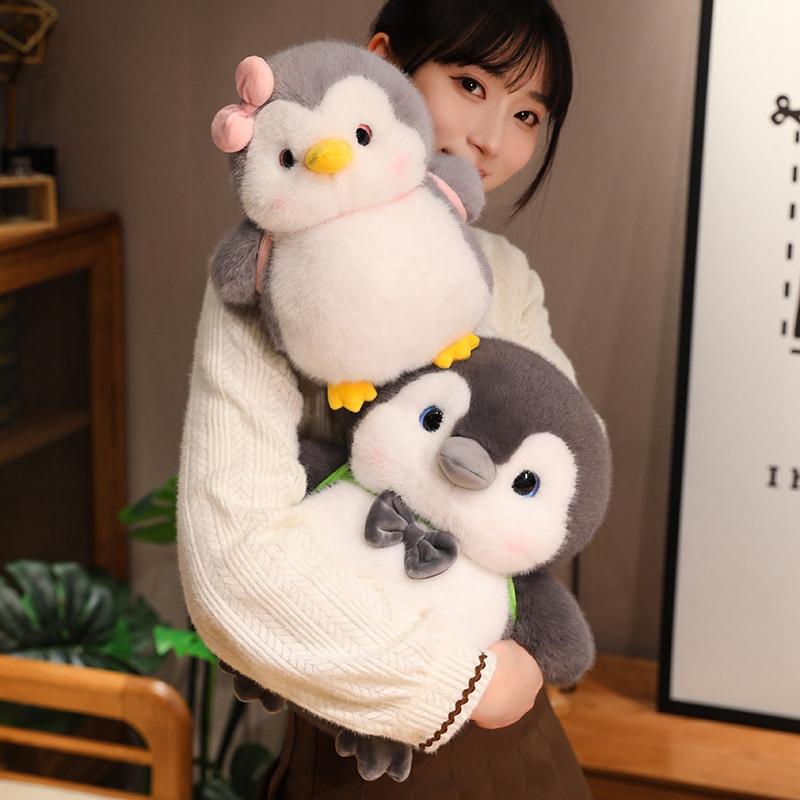 Soft Fat Penguin Plush Stuffed Toy Cute Couple Penguin Fur Doll Toy Home Decoration Toy Birthday Gift High Quality