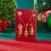 Christmas Bell Choker Necklace For Women Trendy Jingle Bell Xmas Pendant Clavicle Chain New Year Party Jewelry Gift