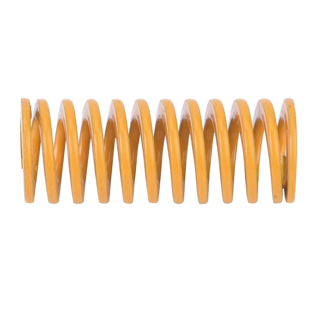 2pcs OD 10mm ID 5mm High Accuracy Steel Yellow Less Light Load Mould Die Spring (TF10*70mm)