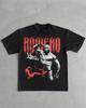 2026 Verão UFC Yoel Romero Camiseta Gráfica Luta Feminina Esportes Algodão Manga Curta Solta Lazer Fitness Camisa Unissex