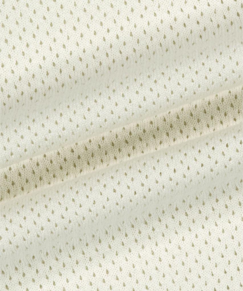 Sun Love Crochet Knit Polo Ivory