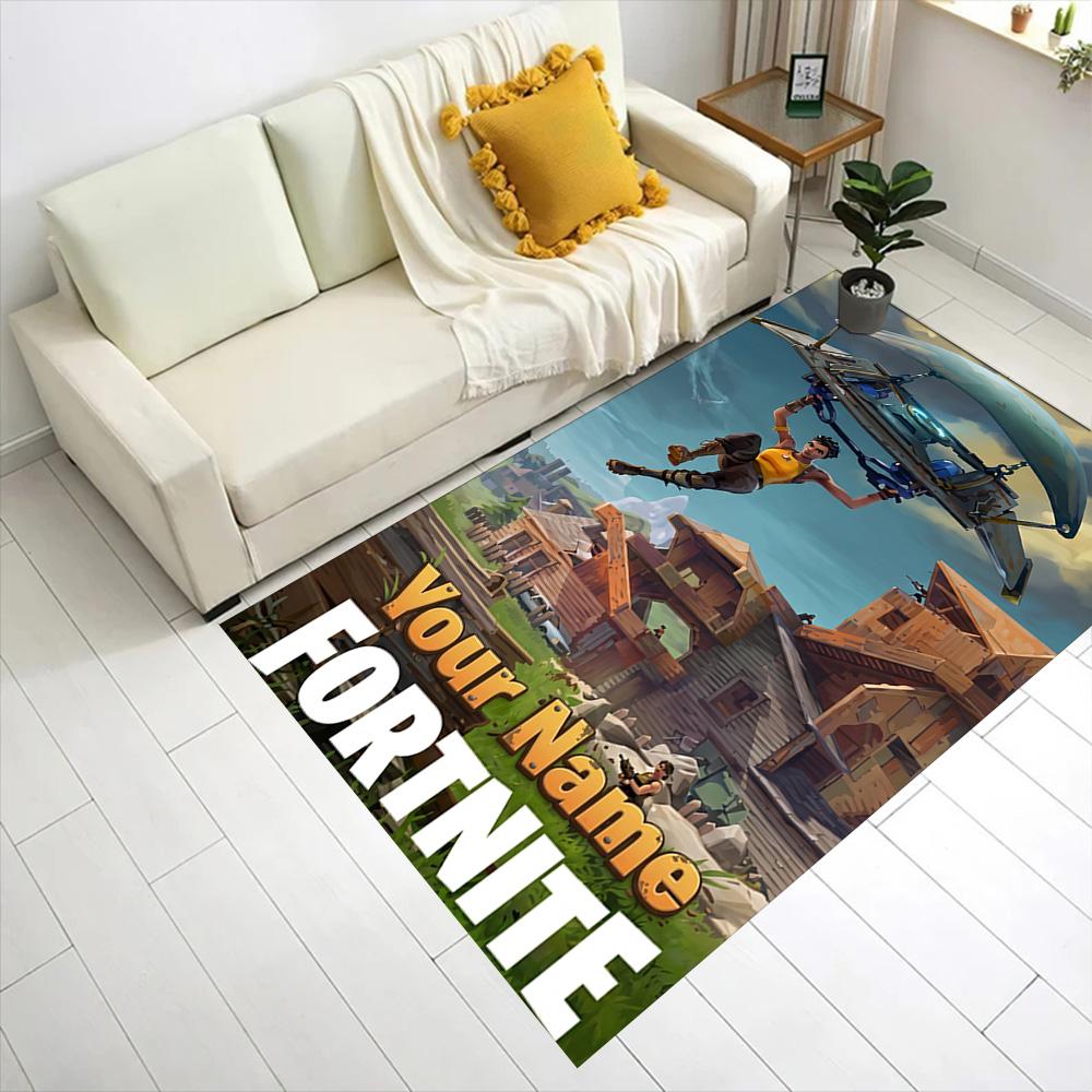 Fortnite Personalized Text Carpet Perfect for Dormitory Decorate room Study room Kitchen Antislip Carpet Decorate Offices