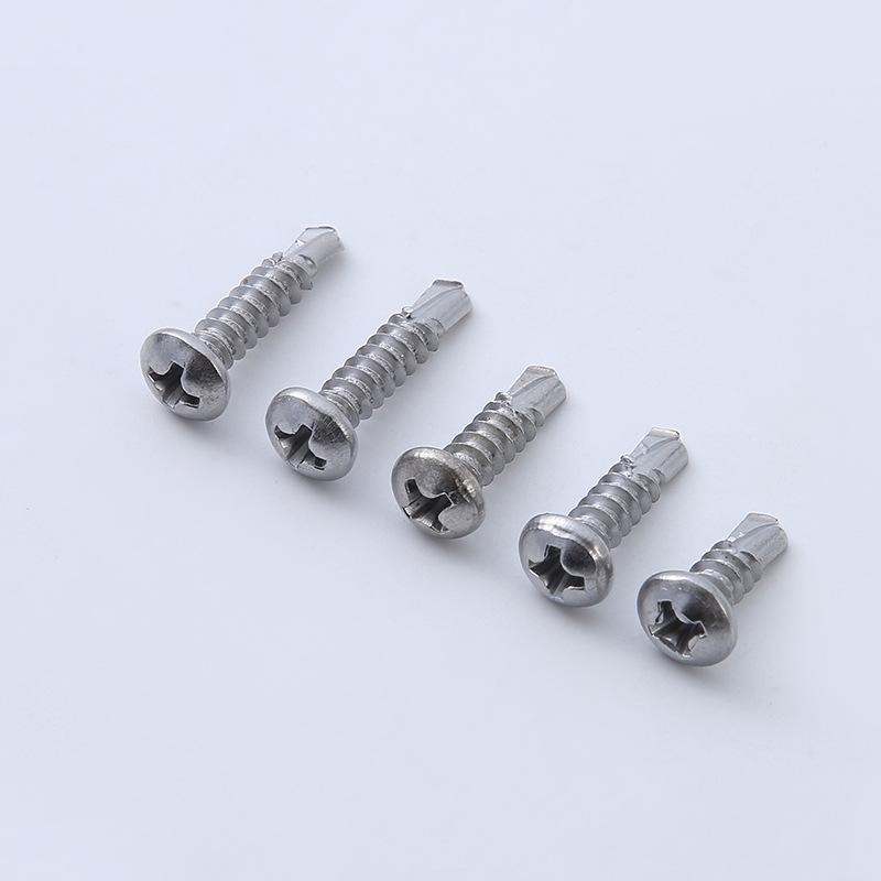 410 Stainless Steel Round Pan Head Self-Drilling Screws