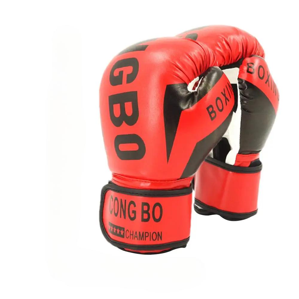 Kids Boxing Gloves Pu Punching Mitts Hand Protector For Bodybuilding Gym Training Exercise