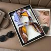 Korean Style High-End Printed Silk Scarf - Versatile Fashion Accessory