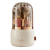 Transparent 360° Rotating Brushes Holder Large Capacity Makeup Brush Storage Tube  Storage Tube