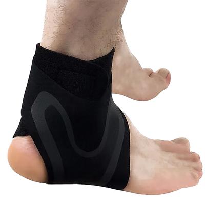 1 tobillera deportiva de compresión para el tobillo, correa para aliviar el dolor de tendones y lesiones por esguinces, ideal para correr y baloncesto.