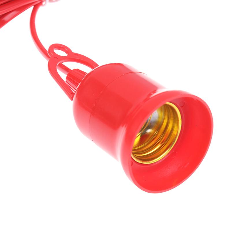 Lamp Bases Universal With Switch Led Bulb Socket Adapter E27 Screw Lamp Holder Accessories Replacement Hanging Cord Extension