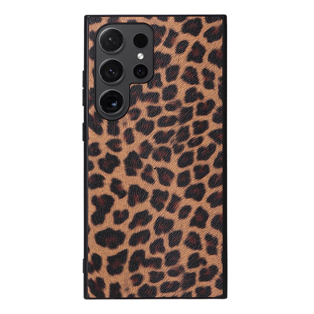 For Samsung Galaxy S25 Ultra Case PU Leather +TPU+PC Phone Back Cover