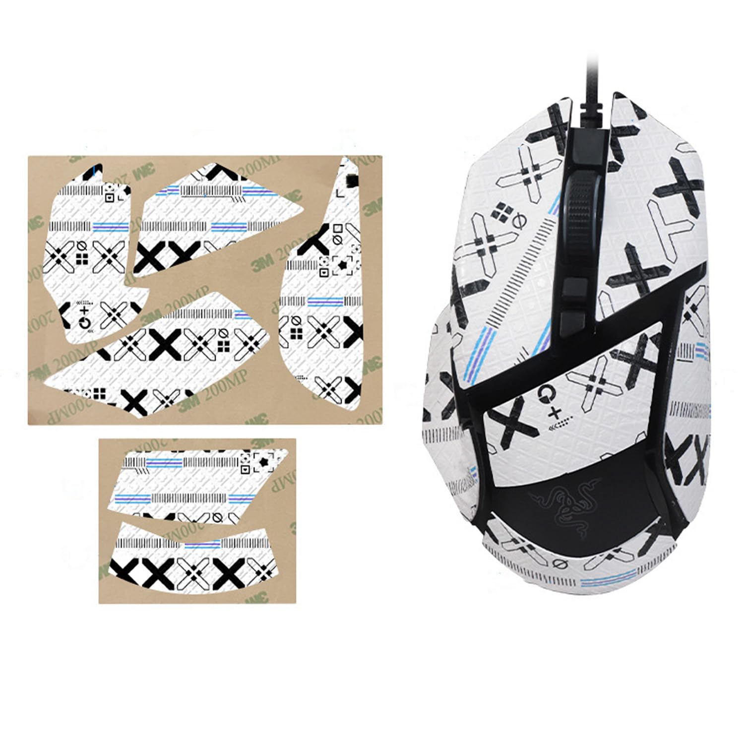 

Лента для захвата мыши Razer Basilisk V3 V3 Pro Лента для захвата игровой мыши Razer Basilisk V3 V3 Pro Ультратонкая лента с превосходным поглощением воды для игр