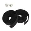 Road Bicycle Handlebar Wrap Tape with Silver Handle Plug EVA PU Antislip Shock Absorption for Mountain Bike Cycling