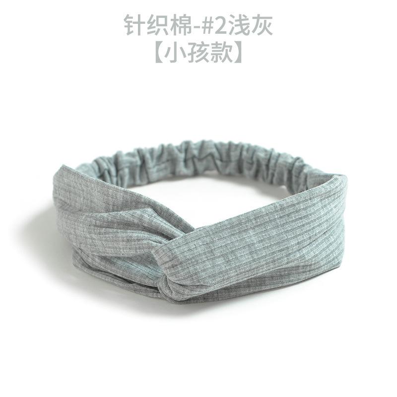 Elastic Crossed Headband Solid Color Knitted Cotton Suede Headband Ladies Hair Accessories Hair Band Headgear