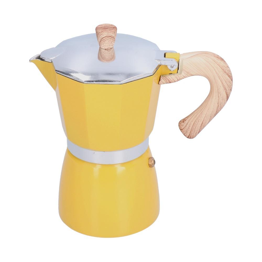 300ML Capacity Stovetop Espresso Maker Aluminum Alloy Coffee Maker Moka Pot  Home Use
