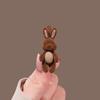 Women Hairpin Non-Slip Design Brown Bear Decor Hair Clip Scalp Friendly Hairpin Hair Styling Tool Hair Accessories