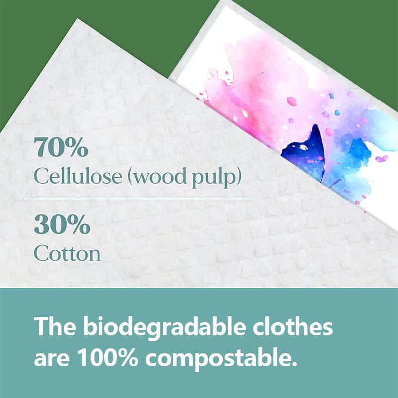 6PCS Cleaning Dishcloths Reusable Kitchen Dish Towels Watercolor Butterfly Pattern Dishcloth Absorbent Lint Free Cloth Washable Duster Rags Tea Towels
