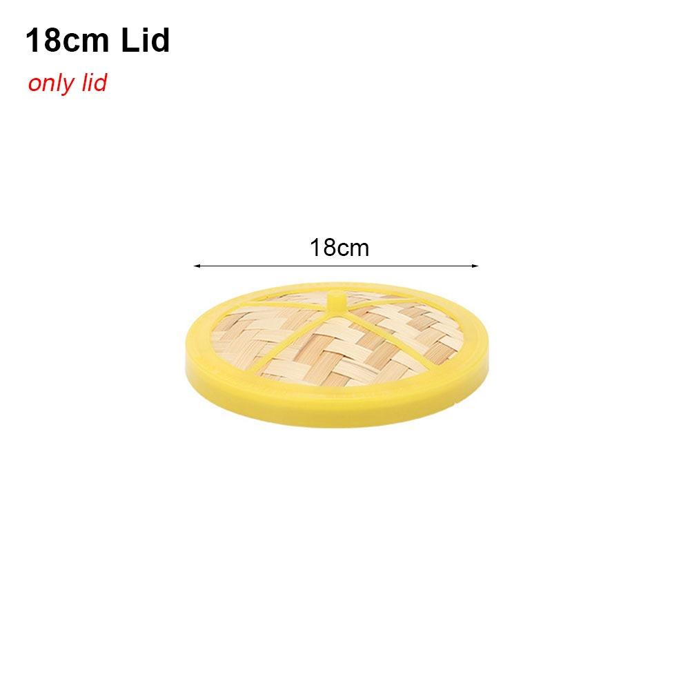 1Pcs With Lid Steamer Basket Handmade Kitchen Cookware Durable Bamboo Steamer  Chinese Food Making