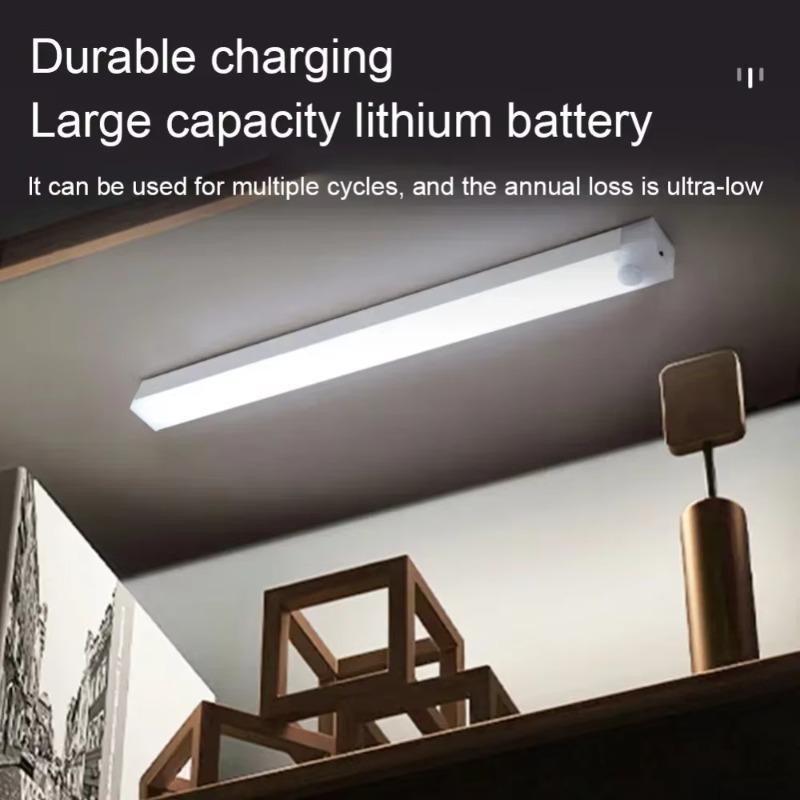 30CM LED Sensor Light Wireless LED Night Light Type C Rechargeable Light Cabinet Wardrobe Lamp Staircase Corridor for Kitchen