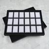 18 Gem Holder Case for Jewelry Display and Storage Square Gemstones Organizer with Foam for Collectibles and Crystals