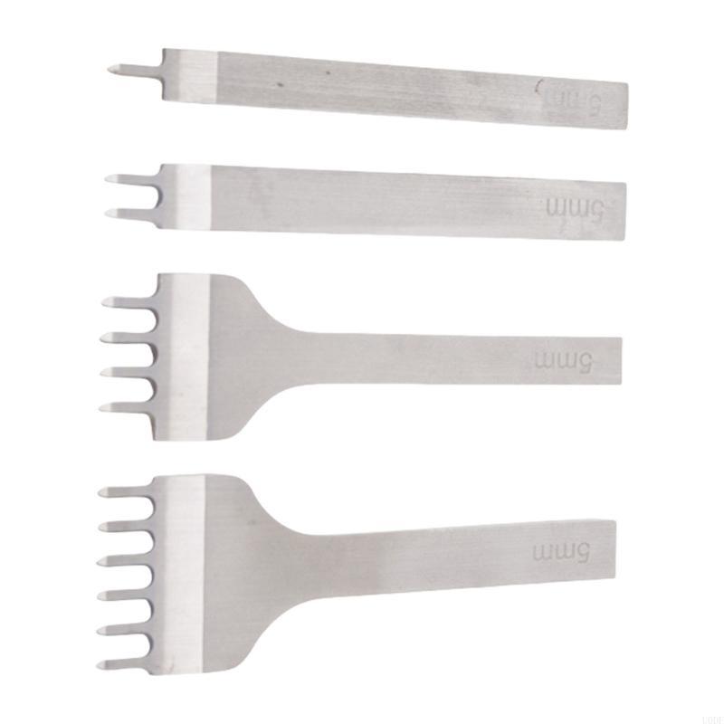Precise Leatherworking Tool With AntiFatigue Grip Leather Hole Fork For Craft And Hobbyists Tool