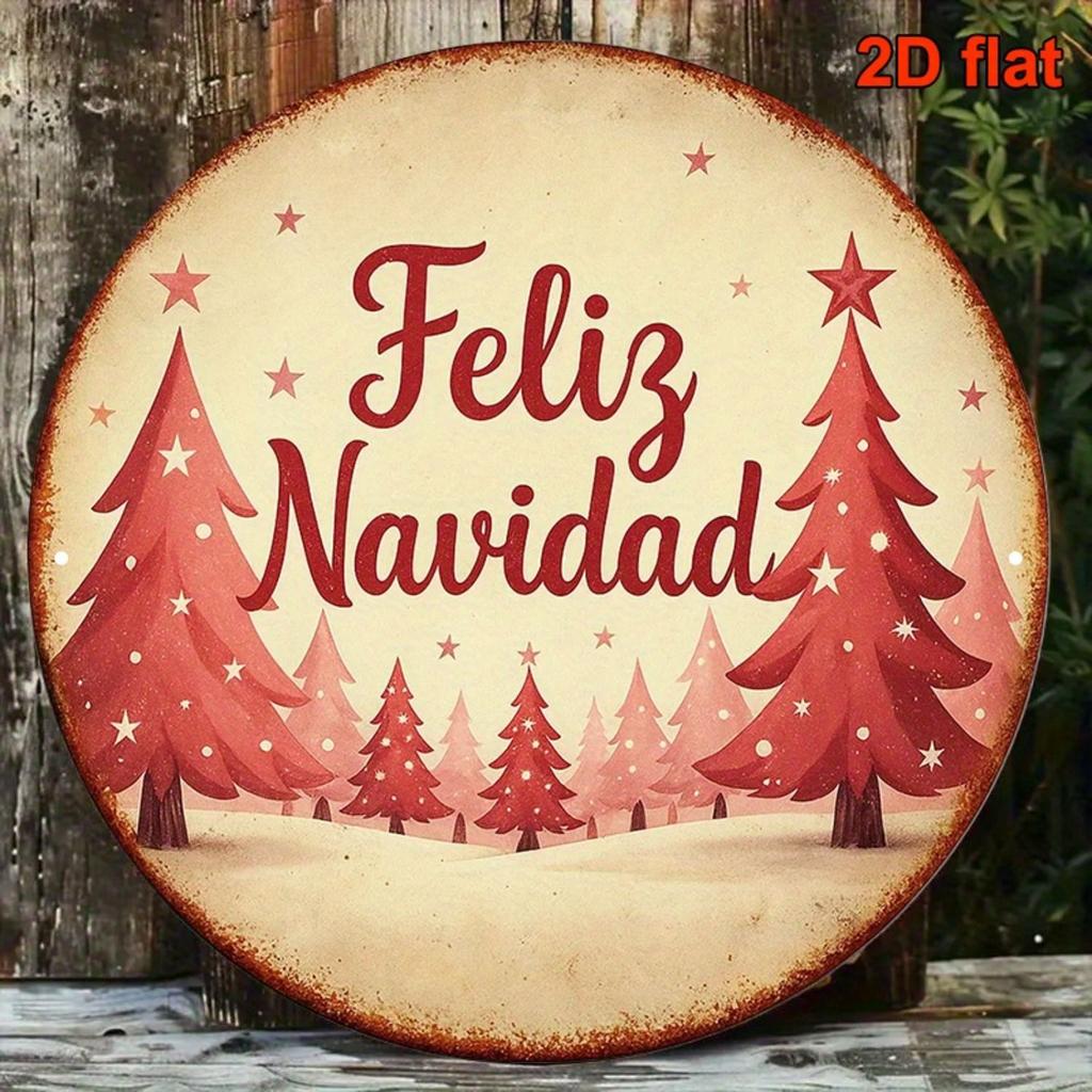 2D Flat Metal Wall Sign Decor