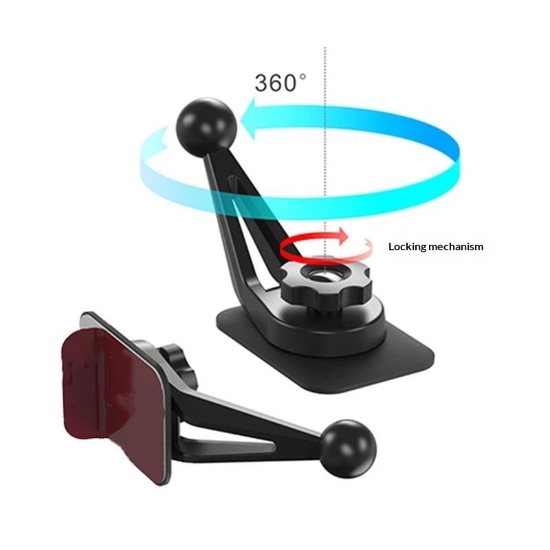 360 Degree Rotating Car Phone Mount with Gravity Mechanism for Hands-Free onesize