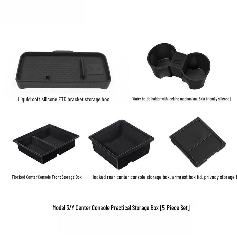 Applicable Armrest Organizer Tray for Tesla Model Y/YL Center Console