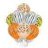 Forest Animal Theme Balloon Set, Baby Birthday Party Decoration Balloon Photo Props 10 Packs