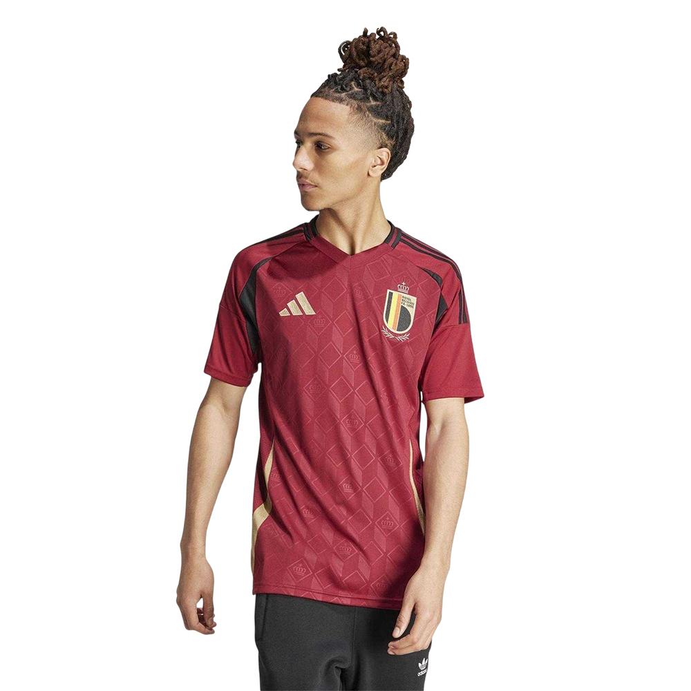 adidas Mens 2024 Belgium Home Jersey