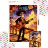 Diamond Painting 5D DIY Full Circle Diamond Painting Kit Day of the Dead Home Bedroom Wall Decor Crafts