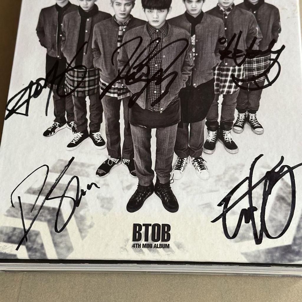 [USED] BTOB 4th Mini Album autograph