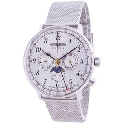 Hindenburg LZ129 7036M-1 7036M1 Quarz-Mondphasen-Herrenuhr